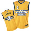 Wholesale Cheap Denver Nuggets #3 Ty Lawson Yellow Swingman Jersey