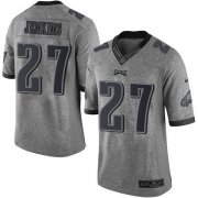 Wholesale Cheap Nike Eagles #27 Malcolm Jenkins Gray Men's Stitched NFL Limited Gridiron Gray Jersey