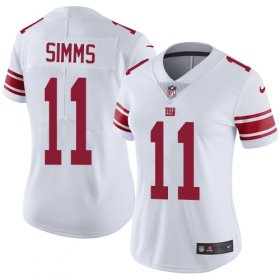 Wholesale Cheap Nike Giants #11 Phil Simms White Women\'s Stitched NFL Vapor Untouchable Limited Jersey