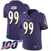 Wholesale Cheap Nike Ravens #99 Matthew Judon Purple Team Color Youth Stitched NFL 100th Season Vapor Untouchable Limited Jersey