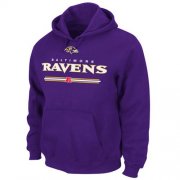 Wholesale Cheap Baltimore Ravens Critical Victory VI Hoodie Purple