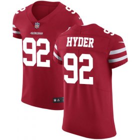 Wholesale Cheap Nike 49ers #92 Kerry Hyder Red Team Color Men\'s Stitched NFL Vapor Untouchable Elite Jersey