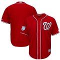 Wholesale Cheap Nationals Blank Red 2019 Spring Training Cool Base Stitched MLB Jersey