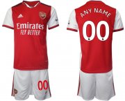 Wholesale Cheap Men 2021-2022 Club Arsenal home red customized Soccer Jersey