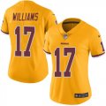 Wholesale Cheap Nike Redskins #17 Doug Williams Gold Women's Stitched NFL Limited Rush Jersey