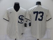 Wholesale Cheap Men's Chicago White Sox #73 Yermin Mercedes 2021 Cream Field of Dreams Cool Base Stitched Nike Jersey