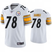 Wholesale Cheap Men's Pittsburgh Steelers #78 James Daniels White Vapor Untouchable Limited Stitched Jersey