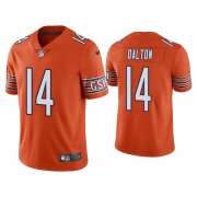 Wholesale Cheap Men's Chicago Bears #14 Andy Dalton Orange Vapor untouchable Limited Stitched Jersey