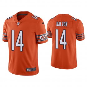 Wholesale Cheap Men\'s Chicago Bears #14 Andy Dalton Orange Vapor untouchable Limited Stitched Jersey