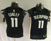 Wholesale Cheap Men's Memphis Grizzlies #11 Mike Conley New Navy Blue 2017-2018 Nike Swingman Stitched NBA Jersey