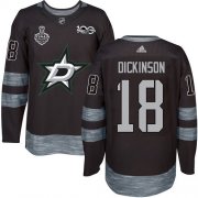 Wholesale Cheap Adidas Stars #18 Jason Dickinson Black 1917-2017 100th Anniversary 2020 Stanley Cup Final Stitched NHL Jersey