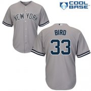 Wholesale Cheap Yankees #33 Greg Bird Grey Cool Base Stitched Youth MLB Jersey