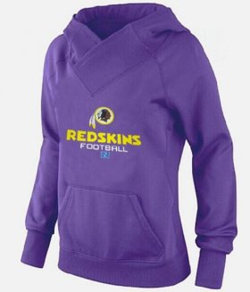 Wholesale Cheap Women\'s Washington Redskins Big & Tall Critical Victory Pullover Hoodie Purple
