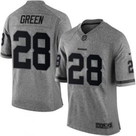 Wholesale Cheap Nike Redskins #28 Darrell Green Gray Men\'s Stitched NFL Limited Gridiron Gray Jersey