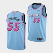 Wholesale Cheap Men's Miami Heat #55 Duncan Robinson Blue Stitched NBA Jersey