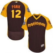 Wholesale Cheap Giants #12 Joe Panik Brown Flexbase Authentic Collection 2016 All-Star National League Stitched MLB Jersey