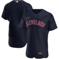 Wholesale Cheap Cleveland Indians Men's Nike Navy Alternate 2020 Authentic Logo Team MLB Jersey
