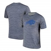 Wholesale Cheap Men's Buffalo Bills Nike Gray Black Striped Logo Performance T-Shirt
