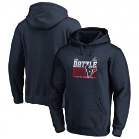 Wholesale Cheap Houston Texans 2019 NFL Playoffs Bound Hometown Checkdown Pullover Hoodie Navy