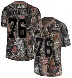 Wholesale Cheap Nike Lions #76 T.J. Lang Camo Youth Stitched NFL Limited Rush Realtree Jersey