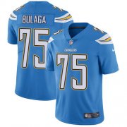 Wholesale Cheap Nike Chargers #75 Bryan Bulaga Electric Blue Alternate Men's Stitched NFL Vapor Untouchable Limited Jersey