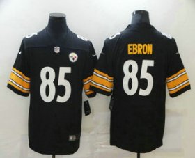 Wholesale Cheap Men\'s Pittsburgh Steelers #85Eric Ebron Black 2017 Vapor Untouchable Stitched NFL Nike Limited Jersey