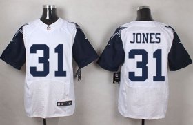 Wholesale Cheap Nike Cowboys #31 Byron Jones White Men\'s Stitched NFL Elite Rush Jersey