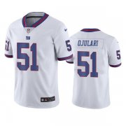 Wholesale Cheap Men's New York Giants #51 Azeez Ojulari White Color Rush Limited Stitched Jersey