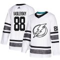 Wholesale Cheap Adidas Lightning #88 Andrei Vasilevskiy White Authentic 2019 All-Star Stitched NHL Jersey