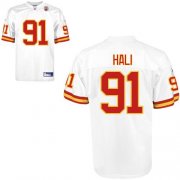 Wholesale Cheap Chiefs #91 Tamba Hali White Stitched NFL Jersey