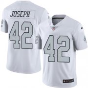Wholesale Cheap Nike Raiders #42 Karl Joseph White Youth Stitched NFL Limited Rush Jersey