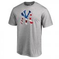 Wholesale Cheap Men's New York Yankees Ash Big & Tall Banner Wave T-Shirt