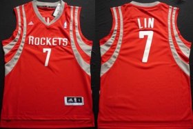 Wholesale Cheap Houston Rockets #7 Jeremy Lin Revolution 30 Swingman Red Jersey