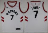 Wholesale Cheap Nike Toronto Raptors #7 Kyle Lowry White Association Edition NBA Swingman Jersey