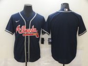 Wholesale Cheap Men Atlanta Braves Blank Blue Game Nike MLB Jerseys