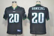 Wholesale Cheap Eagles #20 Brian Dawkins Black Stitched NFL Jersey