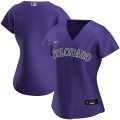 Wholesale Cheap Colorado Rockies Nike Women's Alternate 2020 MLB Team Jersey Purple