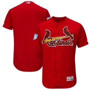 Wholesale Cheap Cardinals Blank Red 2019 Spring Training Flex Base Stitched MLB Jersey