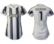 Wholesale Cheap Women 2020-2021 Juventus home aaa version 1 white Soccer Jerseys