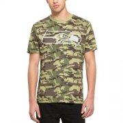 Wholesale Cheap Men's Seattle Seahawks '47 Camo Alpha T-Shirt
