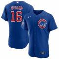 Cheap Men's Chicago Cubs #16 Patrick Wisdom Blue Flex Base Stitched Jersey
