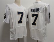 Cheap Men's USC Trojans #7 Audric Estime White With Name Stitched Jersey
