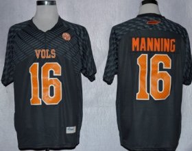 Wholesale Cheap Tennessee Volunteers #16 Peyton Manning 2013 Gray Jersey