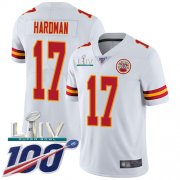 Wholesale Cheap Nike Chiefs #17 Mecole Hardman White Super Bowl LIV 2020 Men's Stitched NFL 100th Season Vapor Untouchable Limited Jersey