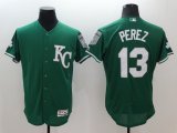 Wholesale Cheap Men Kansas City Royals 13 Perez Green Elite 2021 MLB Jerseys