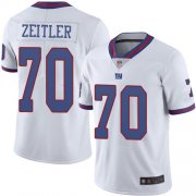 Wholesale Cheap Nike Giants #70 Kevin Zeitler White Men's Stitched NFL Limited Rush Jersey
