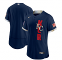 Wholesale Cheap Men's Kansas City Royals Blank 2021 Navy All-Star Flex Base Stitched MLB Jersey