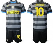 Wholesale Cheap 2021 Men Inter Milan Third Soccer Jersey 10 soccer jerseys