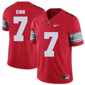 Wholesale Cheap Ohio State Buckeyes 7 Ted Ginn Jr Red 2018 Spring Game College Football Limited Jersey