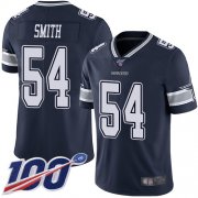 Wholesale Cheap Nike Cowboys #54 Jaylon Smith Navy Blue Team Color Men's Stitched NFL 100th Season Vapor Limited Jersey